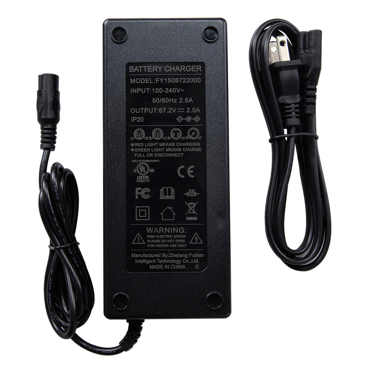 Charger 67.2V 2A Y11 +